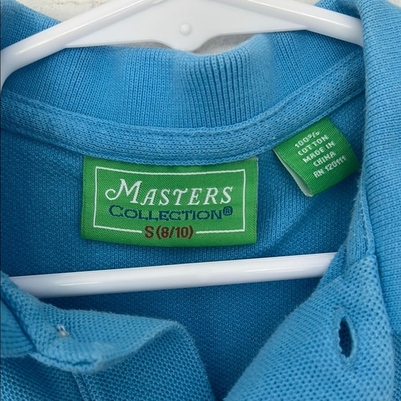 Blue Polo Shirt with Embroidered Logo - Picture 2 of 6